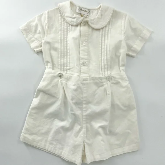 Strasburg Matching Sets Boys Strasburg Ivory Off White Cotton
